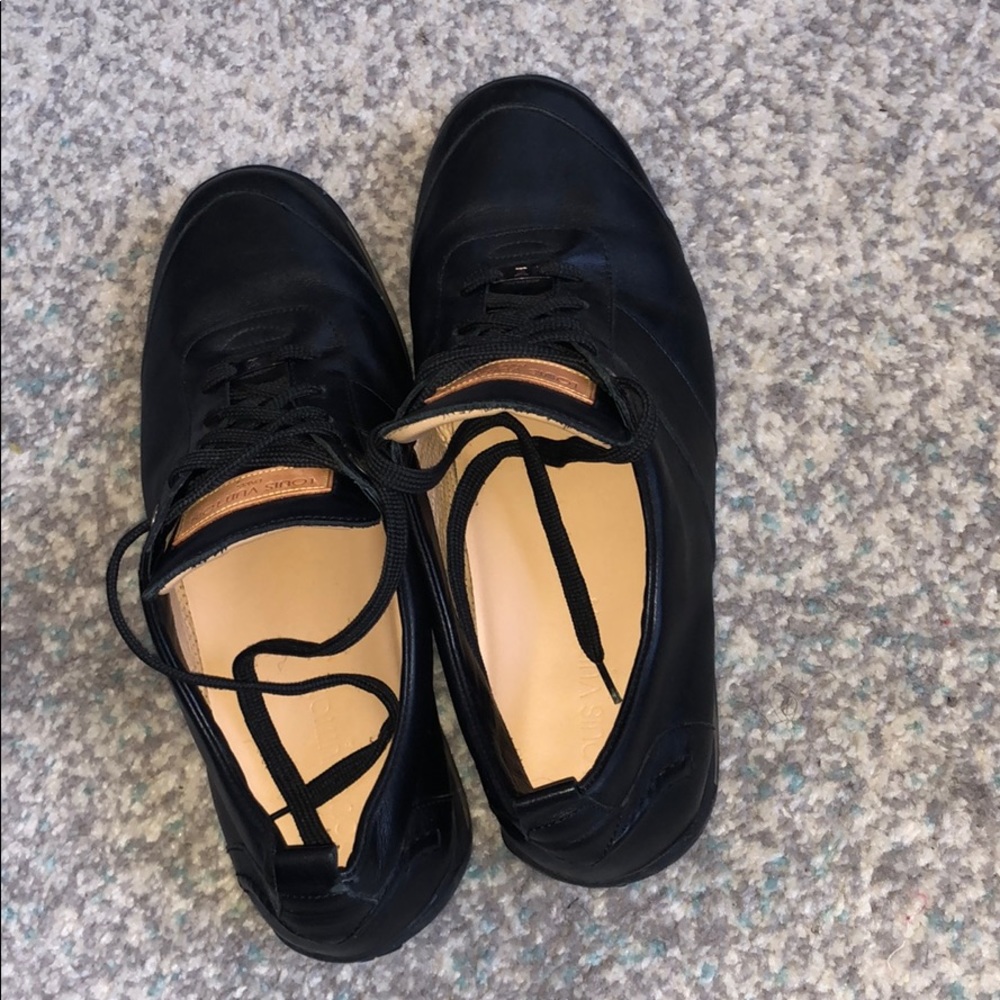 Black Louis Vuitton Sneakers